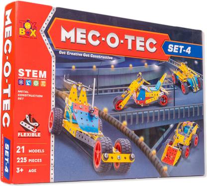 Toysbox Mec O Tec Set 4 (4217) Metal Construction Toy, Building Blocks, Educational Toys