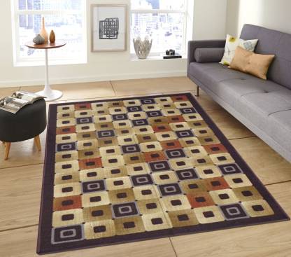 STATUS Brown Polyester Carpet