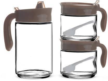 Green Apple Glass Pickle Jar  - 600 ml, 320 ml, 320 ml