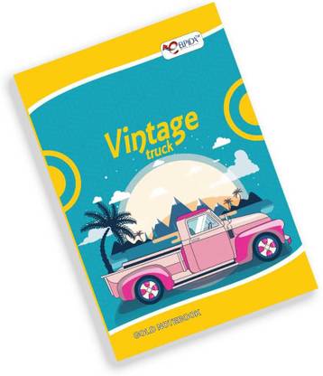 ELPIDA Vintage A4 Notebook Hindi 160 Pages