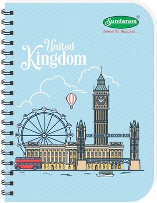 SUNDARAM Six Subject Book 20.3 x 26.7 cm Regular Notebook Single line ...