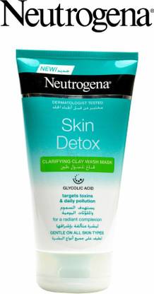 NEUTROGENA IMPORTED SKIN DETOX CLARIFYING CLAY WASH MASK Face Wash