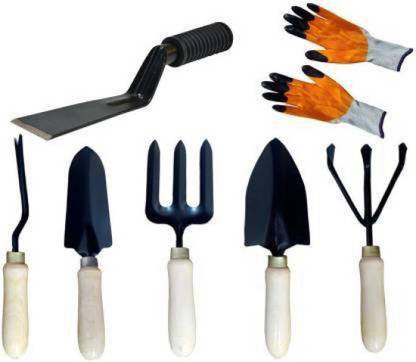 AGT Gardening Tools Set with Gloves Combo Garden Tool Kit Garden Tool Kit
