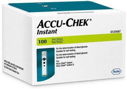 ACCU-CHEK instant/instant S 100 Glucometer Strips