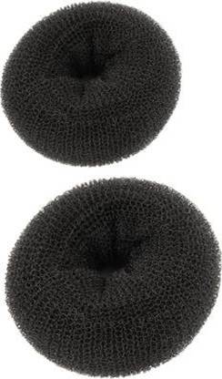 Sharum Crafts Hair Accessories / Hair Donut Bun Maker 2 pcs Medium Size Easy to use At Home Bun