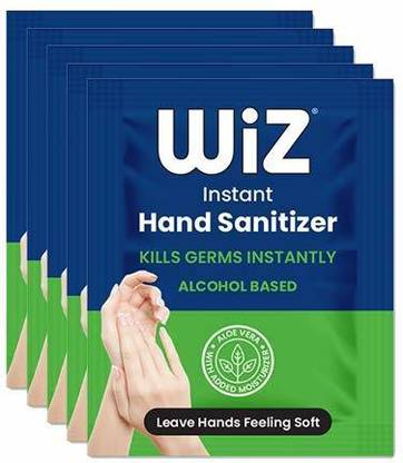 Wiz  Gel , Effective in Killing Germs Instantly Hand Sanitizer Sachet