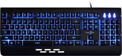 Redgear MT01 Wired USB Standard Gaming Keyboard Compatible with Desktop, Laptop, Mac Easy to Use,Plug and Play,Quick, Comfy Durable body