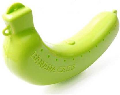 Daily Fest Banana Case Travel Banana Protector Container Cute Banana Storage Holder 1 Pcs Green 1 Containers Lunch Box