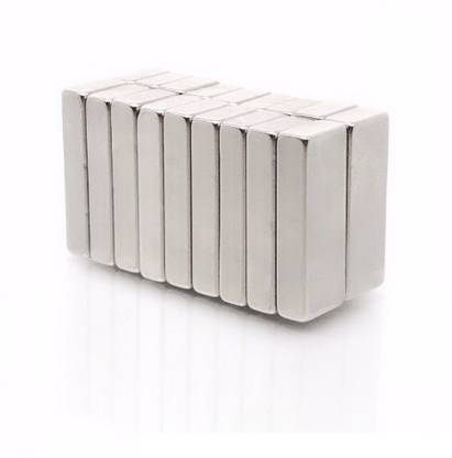 MAGNETICKS Magneticks 25x10x5mm NdFeB Block Shaped Multipurpose Office Magnet (Pack Of 10) Multipurpose Office Magnets Pack of 10