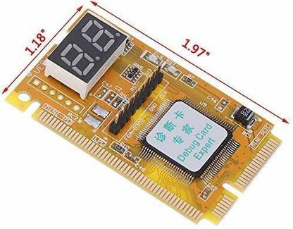 DHRUV-PRO 3In1 Mini PCI- PCI-E LPC Laptop Analyzer Tester Diagnostic Card Post Test For Desktop Laptop Debug Diagnostic AM1Socket Mini-ATX GeForce 7025 Chipset DDR2 Motherboard for Laptop, Desktop