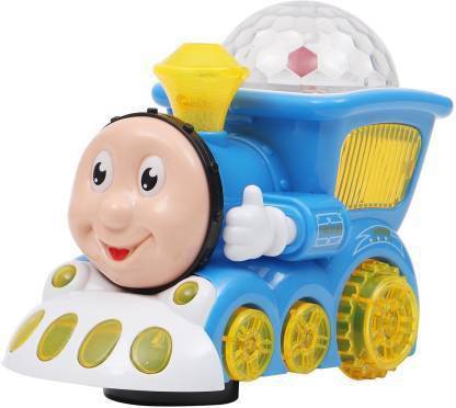 VRUX 3D Light Train Engine With Music (Blue)