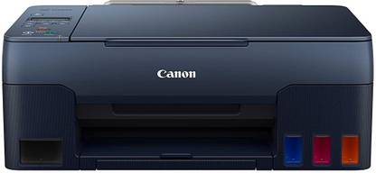 Canon PIXMA G2020 NV All-in-One Ink Tank Colour Printer (Navy Blue) Multi-function Monochrome Ink Tank Printer with Voice Activated Printing Google Assistant