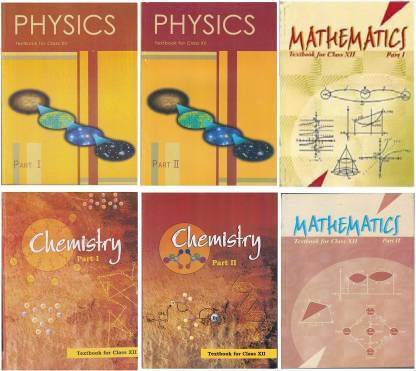 Physics Part - 1 & 2 , Chemistry Part - 1 & 2 And Mathematics Textbook Part - 1 & 2 For Class 12 ( Set Of 6 Books )
