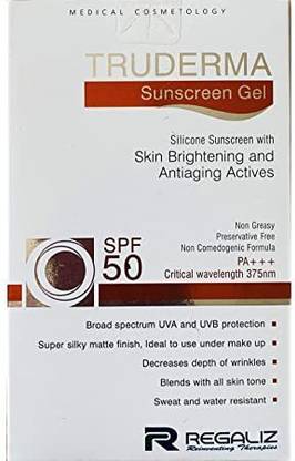 Truderma Sunscreen - SPF 50 PA+++ SUNSCREEN GEL SPF 50
