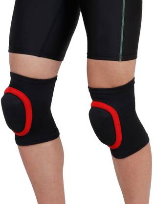 HK Sport & Toys Pair of Stretchable Medium-Size Padded Dancing Knee Cap | Knee Pad | Knee Support Knee Support
