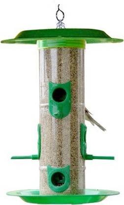 AMIJIVDAYA Large bird feeder with hut Window Bird Feeder Bird Feeder