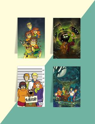craft maniacs SCOOBY DOOBY DO SET OF 4 MAGNETIC BOOKMARKS MAGNETIC BOOKMARK Bookmark