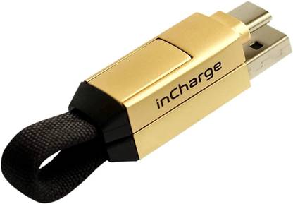 inCharge Magnetic Charging Cable 0.3 m The Six-in-One Swiss Army of Cables, Portable Keyring Compatible with Apple iPhone/USB/USB-C/Micro USB Cable for All of Your Devices