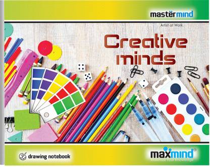 MaxMind Drawing book 64 DB Regular Note Book Plain 64 Pages