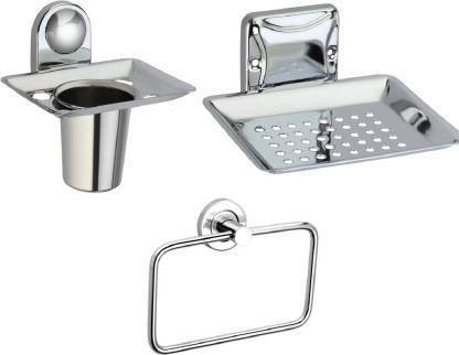 Royal piece Steel Bathroom Set