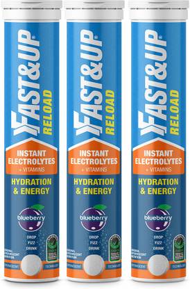 FAST&UP Reload Electrolytes For Hydration With Instant Energy Formula-Effervescent Tablets Hydration Drink