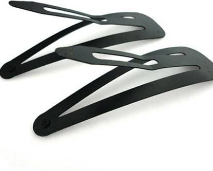 BAKEFY Metal Snap Hair Clips Non-slip Hair Barrettes Snap Hair Barrettes Hairpins for Girls Hair Pin