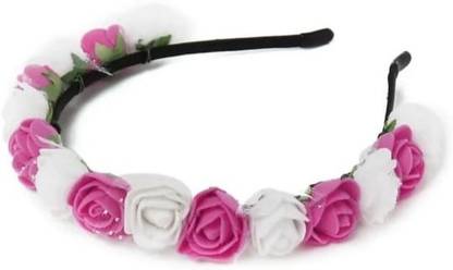 SR Sarthak Royal Flower Hair Band Bun Stick