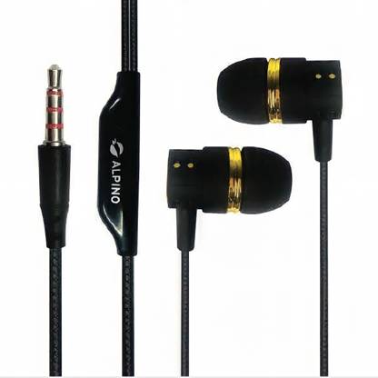 ALPINO Wired Earphone|Built in Mic with Answer Wired