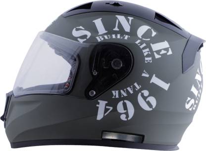 Steelbird SA-1 Aeronautics Tank Full Face ISI Certified Helmet Motorbike Helmet