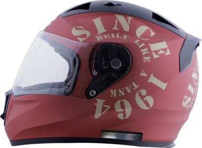 Steelbird SA-1 Aeronautics Tank Full Face ISI Certified Helmet Motorbike Helmet