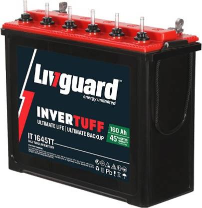 Livguard Invertuff IT 1645TT 160Ah Tall Tubular Inverter Battery