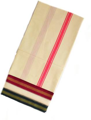 southfashion Striped Beige Lungi