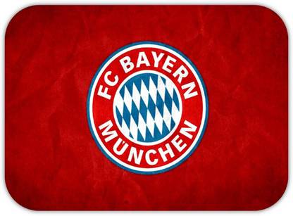 Monk Matters FC Bayern Munchen Football Club Design Non-Slip Rubber Base Gaming & Laptop (MPAD00384) Non Slip Base Mousepad