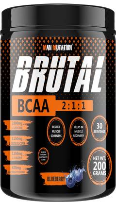 Man Mutation Brutal Bcaa Blueberry - 30 Serving (200 G) BCAA