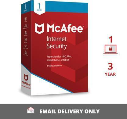 McAfee Internet Security 1 User 3 Years (Renewal)