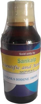 Sankalp Lugol Iodine 100ml 100 ml Solution Basin