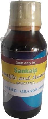 Sankalp Methyl Orange Solution 100ml 100 ml Solution Basin