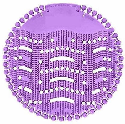 RAINBOW Anti Splash Urinal Round Screen Mat (Multicoloured) Cleaning Wipe
