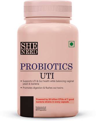 SheNeed Probiotics UTI supplement 60 Capsules