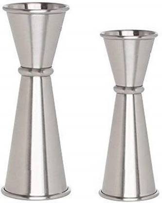 Dynore Dynore Stainless Steel Japanese Peg Measure Set Of 2- 20/40, 30/60 ml 2 - Piece Bar Set
