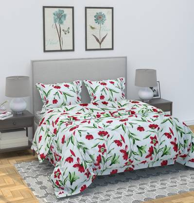 Polycotton Double Floral Bedsheet