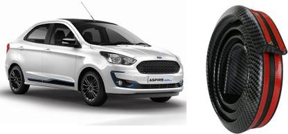 Allure Auto Aspire Black Carbon Fiber Trunk Spoiler Lip Kit Car Rear Spoiler Exterior Rear Spoiler Kit Punch-Free Car Spoiler Car Spoiler