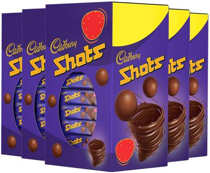 Cadbury Shots 208.8g (Pack of 5) Truffles