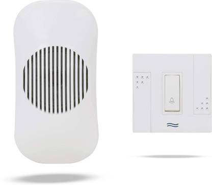 CONA Combo - Zoom Electronic Musical Bell, Modular Bell Switch 6A and 1M Modular Plate Wired Door Chime