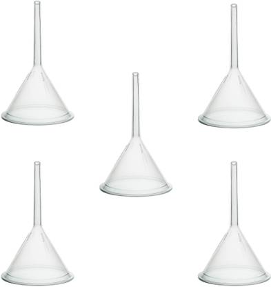 Spylx Science lab equipment kit pack of `15 Borosilicate Glass Funnel Set