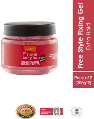 Lolane Freestyle Fixing Gel Extra Hold Pack of 2 Hair Gel
