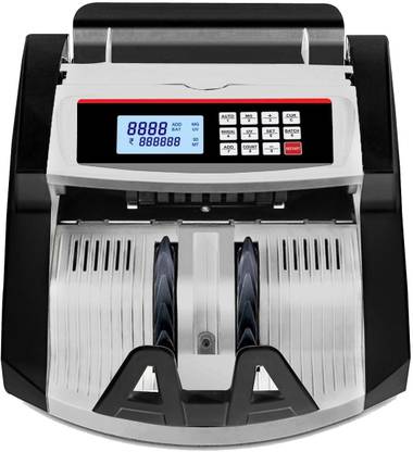 Drop2Kart Bill Counter - AccuCounts All INR Currency with UV/MG/MT/IR Sensors, LCD+LED Display, FakeNote Alarm, Multiple Operation Modes Note Counting Machine