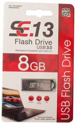 SE.13 PD8 8 GB Pen Drive Compatible with Mobile, Laptop, Desktop Computer, Tablet USB 3.0 Metal Case
