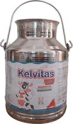 Kelvitas - Chelated Calcium Liquid for Cattle, Cow, Buffalo, Goat & Sheep (In Steel Jar) Pet Health Supplements