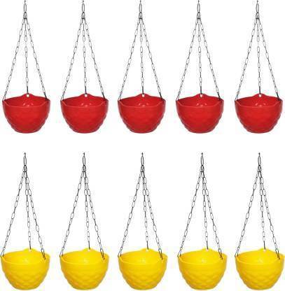 virkart Hanging Flower pots plant planter Plant Container Set